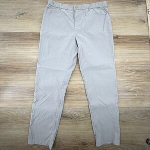Bear Bottom Pants Mens 2XL (368x30) Gray Chino Stretch Tapered Casual